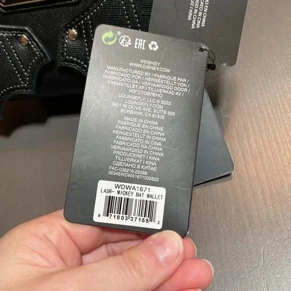 Loungefly LASR Mickey Mouse Bat Wallet | Special Edition - Picture 8 of 13